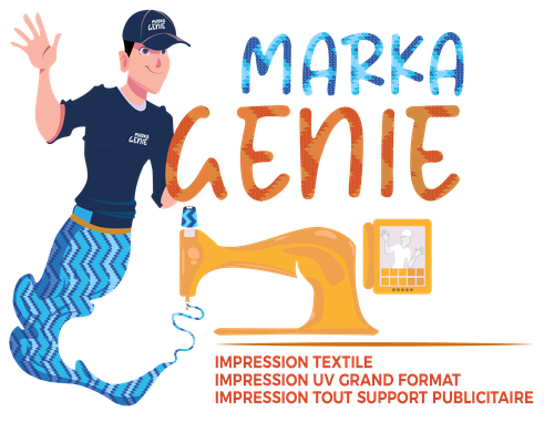 Logo MARKAGENIE — Broderie numérique personnalisée